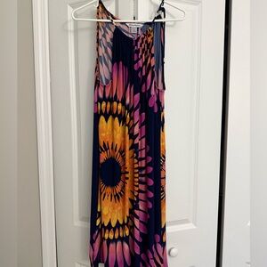 Tommy Bahama Blue and Pink Patterned Dress